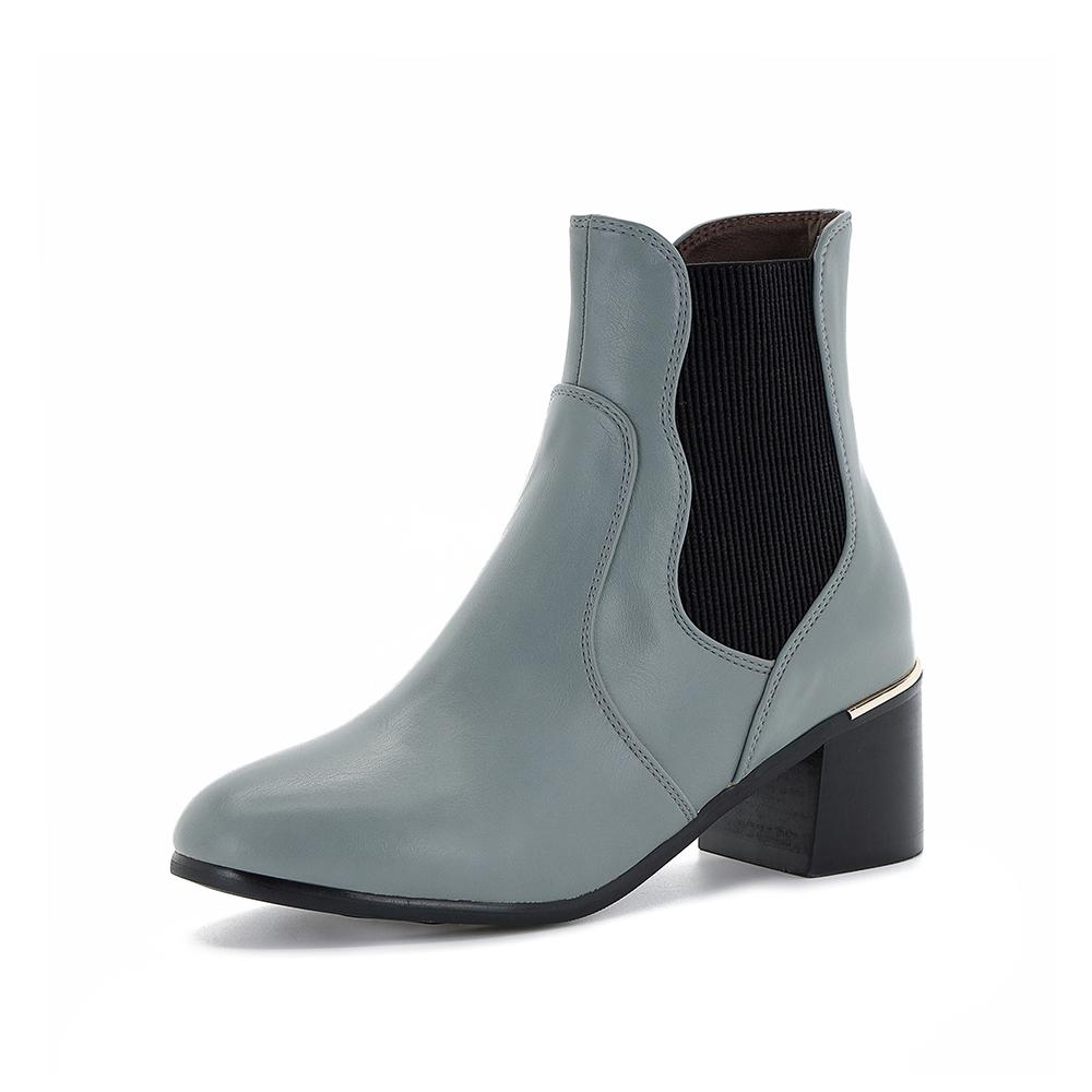 포멜카멜레]웨이브 더스티블루 첼시부츠 6CM (FHW1F1SA013T5